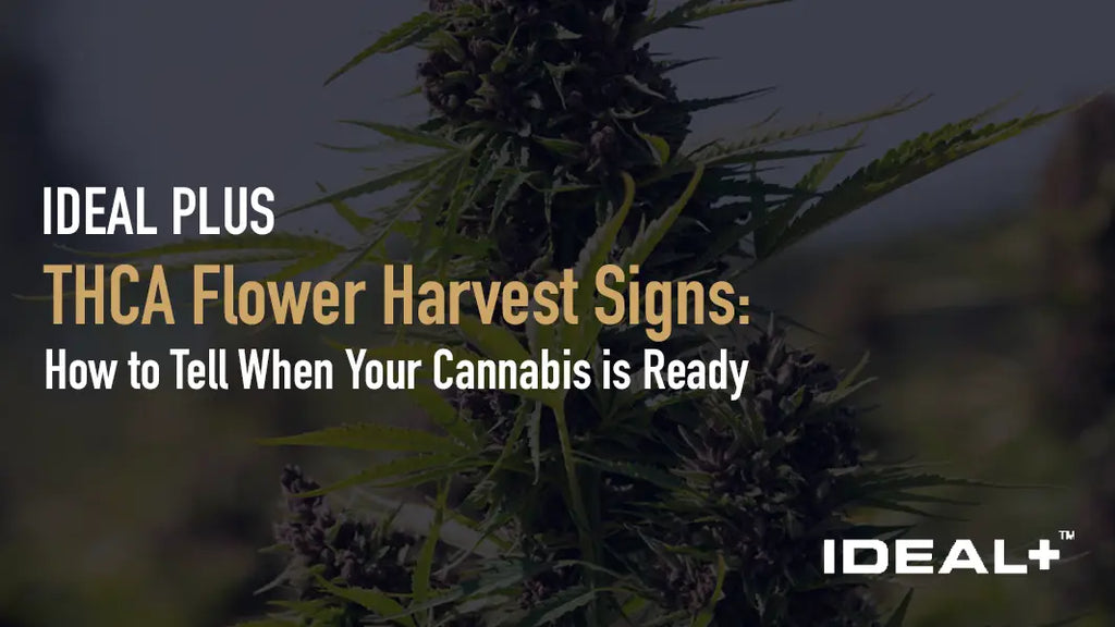 THCA Flower Harvest Signs