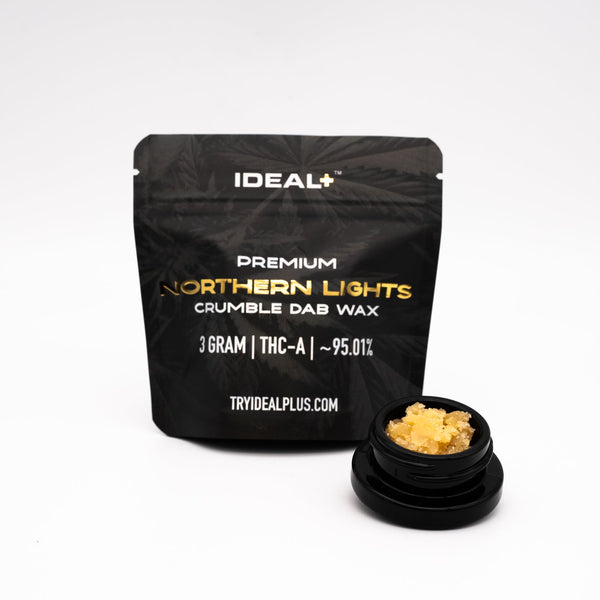 Northern Lights 95.01% THCa Crumble Dab Wax 3g